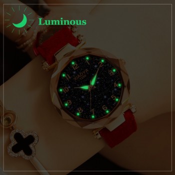 Fashion Women Watches 2018 Best Sell Star Sky Dial Clock Luxury Rose Gold Womens Bracelet Quartz Wrist Watches New Dropshipping