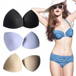 New Sports Bra Chest Pad Bikini Bra Sponge Insert Triangle Sponge Fresh Pads And Booster Breast Pad Breast Shaper