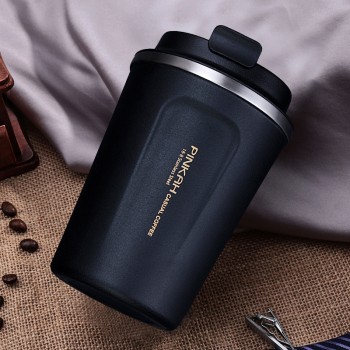 380 amp; 500ml 304 Stainless Steel Thermo Cup Travel Coffee Mug with Lid Car Water Bottle Vacuum Flasks