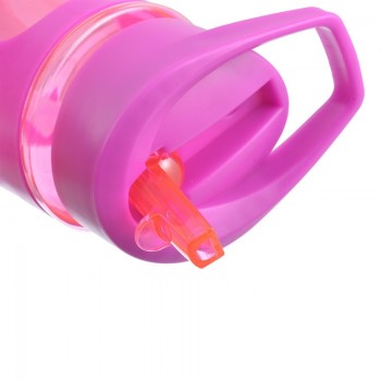 Urijk 580ML Anti Hot Leak Proof Plastic Sleeve Drink Bottle Seal Straw Sports Water Bottle Eco-friendly Protein Powder Shaker