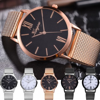 Rose Gold Sliver Mesh Stainless Steel Dail Watches Women Top Brand Luxury Casual Clock Ladies Wrist Watch Relogio Feminino amp;Ff