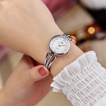 New Fashion Rhinestone Watches Women Luxury Brand Stainless Steel Bracelet watches Ladies Quartz Dress Watches reloj mujer Clock