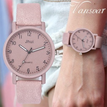 Hot Fashion Women Simple Dial Wrist Watches Casual Luxury Leather Quartz Watch Gift Clock Relogio Feminino Drop Shipping