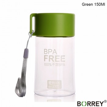 BORREY 150Ml Plastic Water Bottle Mini Cute Water Bottle For Children Kids Portable Leakproof Small Water Bottle Bpa Free