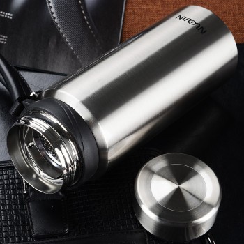 Upors 750ML Portable Double Wall Thermos Stainless Steel Insulated Water Bottle Vacuum Flask Thermoses Cup Travel Coffee Mug