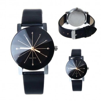 Hot 2018 New Fashion Watches Women Men Lovers Watch Leather Quartz Wristwatch Female Male Clocks Relogio Feminino Drop Shipping