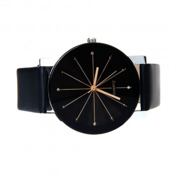 Hot 2018 New Fashion Watches Women Men Lovers Watch Leather Quartz Wristwatch Female Male Clocks Relogio Feminino Drop Shipping