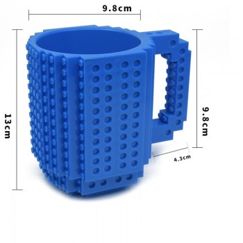 Creative 350ml Drinkware Building Blocks Mugs DIY Coffee Cup Block Puzzle Mug Personality Water Cup Build-On Brick Milk Mug Gift