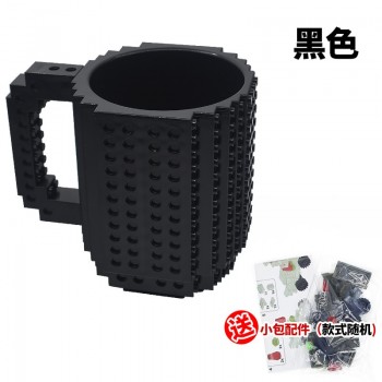 Creative 350ml Drinkware Building Blocks Mugs DIY Coffee Cup Block Puzzle Mug Personality Water Cup Build-On Brick Milk Mug Gift