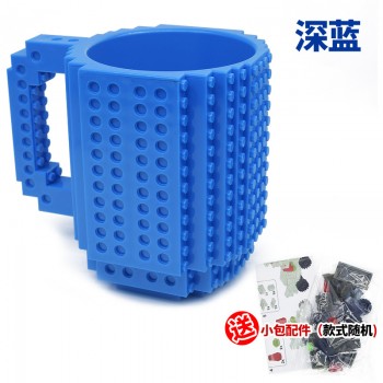 Creative 350ml Drinkware Building Blocks Mugs DIY Coffee Cup Block Puzzle Mug Personality Water Cup Build-On Brick Milk Mug Gift