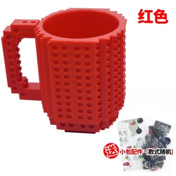 Creative 350ml Drinkware Building Blocks Mugs DIY Coffee Cup Block Puzzle Mug Personality Water Cup Build-On Brick Milk Mug Gift