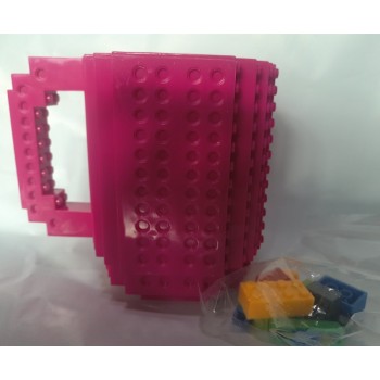 Creative 350ml Drinkware Building Blocks Mugs DIY Coffee Cup Block Puzzle Mug Personality Water Cup Build-On Brick Milk Mug Gift