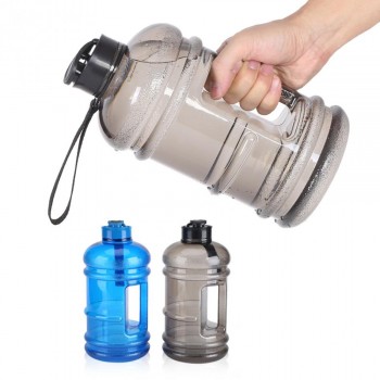 Multifunctional 2.2L Large Capacity Plastic Water Bottles Outdoor Sports Drinking Gym Half Gallon Fitness Training Camping Run