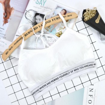 2018 NEW  fashion Sports Bra Women Fitness Top Sport Bra Full Cup Seamless Yoga Bra Letter Quick Dry Gym Sport Bra Top
