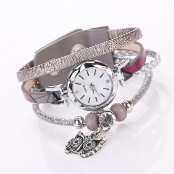 Women Girls Clock Analog Quartz Pendant Owl Ladies Dress Bracelet Watches Relogio Feminino Casual Bayan Kol Saati Hot sale #5/22