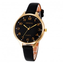 Watch Women Casual Checkers Faux Leather Quartz Analog Wristwatch   Bracelet reloj mujer Relogio Feminino montre Women Watches