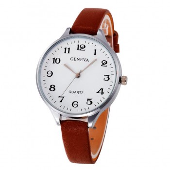 Watch Women Casual Checkers Faux Leather Quartz Analog Wristwatch   Bracelet reloj mujer Relogio Feminino montre Women Watches