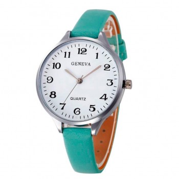 Watch Women Casual Checkers Faux Leather Quartz Analog Wristwatch   Bracelet reloj mujer Relogio Feminino montre Women Watches