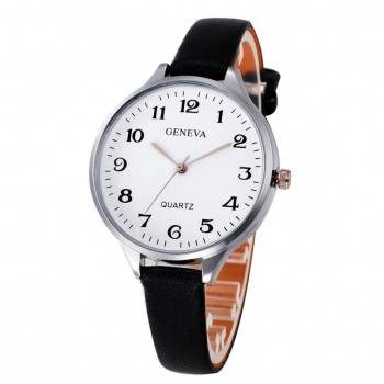 Watch Women Casual Checkers Faux Leather Quartz Analog Wristwatch   Bracelet reloj mujer Relogio Feminino montre Women Watches