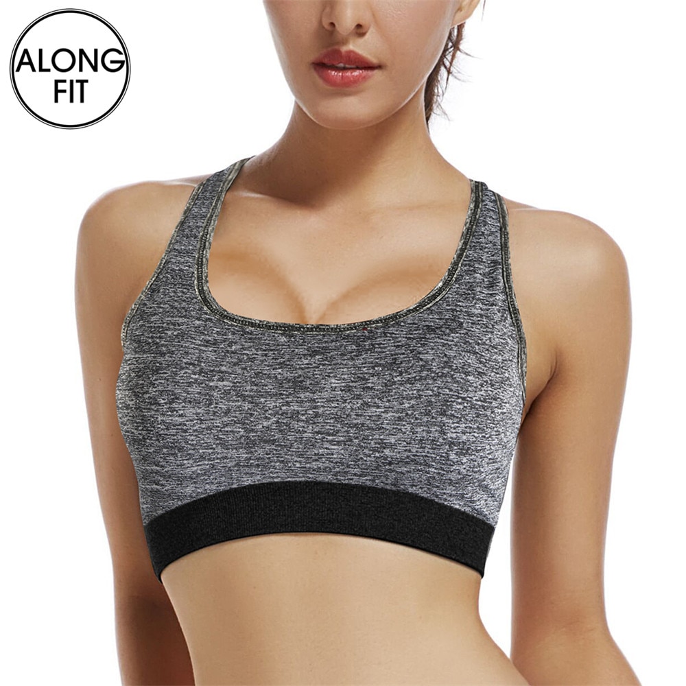 Active Sports Bras For Women Workout Padded Yoga Bra Back Support Cool Woman Brasiere Compression Bras Without Wire Plus Size