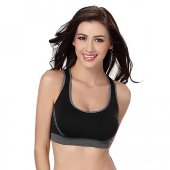 Woment Athletic Vest Padded Tank Top Gym Fitness Sports Bra Stretch Cotton Seamless Breathable Yoga Bras Underwear female set