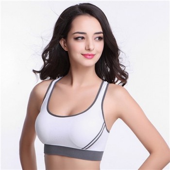 Woment Athletic Vest Padded Tank Top Gym Fitness Sports Bra Stretch Cotton Seamless Breathable Yoga Bras Underwear female set