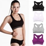 Sexy women fitness bra padded compression sport bra top Sportswear Quick dry elastic crop top sexy running top yoga bra ladies