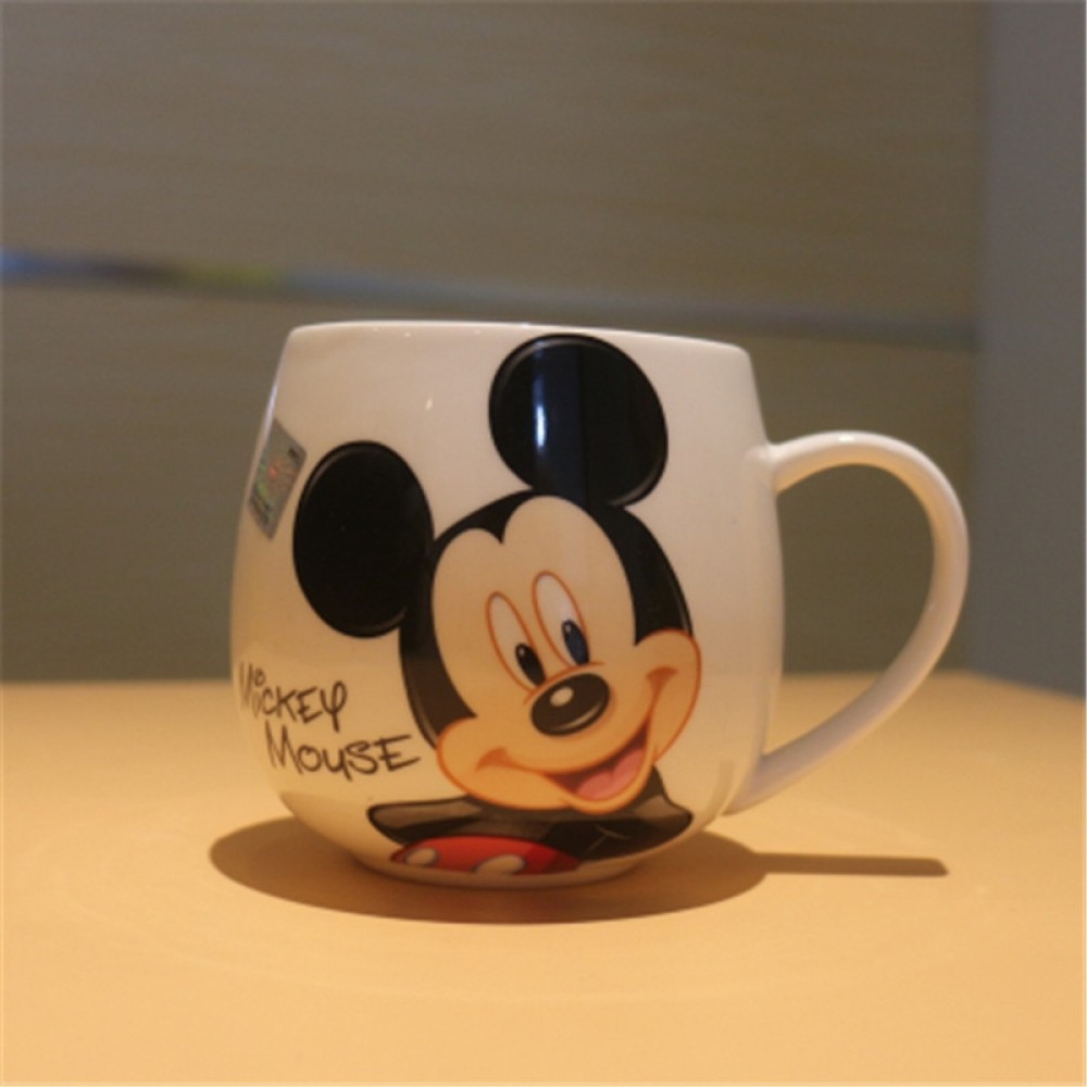 Cute Cartoon Mug Mickey Minnie Ceramic Cups Milk 320ml Creative Fashion Couples Mug Coffee Breakfast Water Cup Drop Shipping