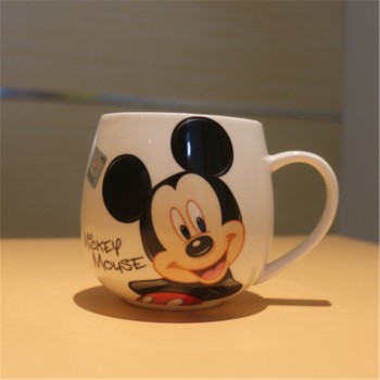 Cute Cartoon Mug Mickey Minnie Ceramic Cups Milk 320ml Creative Fashion Couples Mug Coffee Breakfast Water Cup Drop Shipping