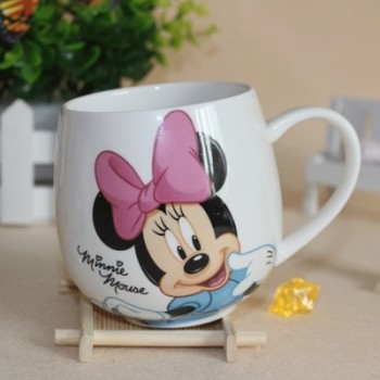 Cute Cartoon Mug Mickey Minnie Ceramic Cups Milk 320ml Creative Fashion Couples Mug Coffee Breakfast Water Cup Drop Shipping