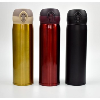 500ml Portable Thermos Bottle Girl/Boy Stainless Steel Water Bottle Vacuum Flasks Insulated Cup High Capacity Student Travel Mug