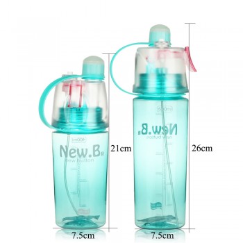 PURANKA My Xmas Gift Water Bottle Tritan Plastic with nozzle For Tour Outdoor sports 400ML 600ML Drinkware BPA Free 2017 new