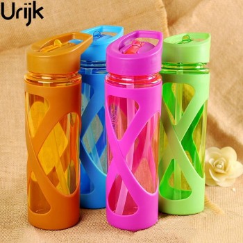Urijk 580ml New Sport Water Bottle Anti Hot Leak Proof Plastic Drink Bottle Tour Hiking Portable Bottles Space Drinkware Bottles