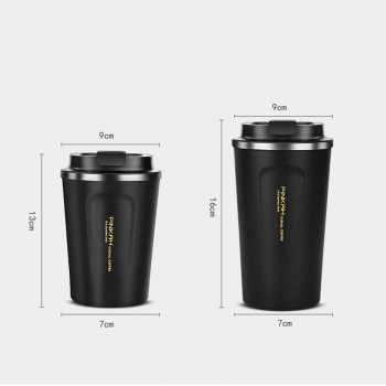 BAISPO  Stainless steel Eco-friendly Travel Portable Mug Coffee milk Thermos cup Business style Creative Gifts mug Vaccum Flasks