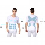 Hot Men Shapers Summer Solid Compression T Shirt Firm Tummy Belly Buster Vest Control Slimming Body Shaper Underwear Shirt