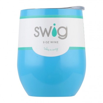 Christmas Gift Swig Cups 9oz/6oz Egg Shaped Cup 304 Stainless Steel Tumber Mug with Lid Wine Beer Cup Vacuum Thermos Rose Gold