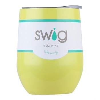 Christmas Gift Swig Cups 9oz/6oz Egg Shaped Cup 304 Stainless Steel Tumber Mug with Lid Wine Beer Cup Vacuum Thermos Rose Gold