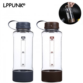 Bpa free 1500ml large capacity Creative Bicycle sport outdoor Bicycle plastic my water tea bottle portable kettle  juice bottle