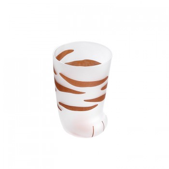 Creative Cute Cat Paws Glass Tiger Paws Mug Office Coffee Mug Tumbler Personality Breakfast Milk Porcelain Cup Gift