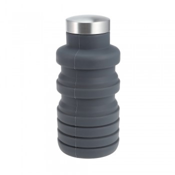 Water Bottle Portable Silicone Retractable Folding Water Bottle Outdoor Travel Telescopic Collapsible Bottle Plastic With Lid