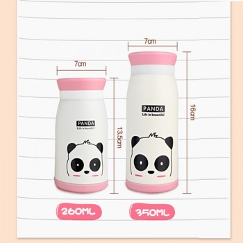 250ml/350 Ml Cartoon Thermos Cup Bottle Stainless Steel Thermocup Vacuum Thermal Mug Child Tumbler Animal Cup Thermo Funny Gift
