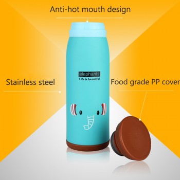 250ml/350 Ml Cartoon Thermos Cup Bottle Stainless Steel Thermocup Vacuum Thermal Mug Child Tumbler Animal Cup Thermo Funny Gift