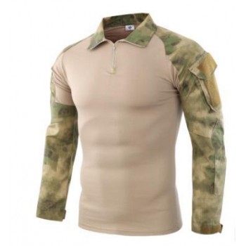Mens Shirts Outdoor Hiking shirts Military Tactical Shirt Men Camouflage Shirt For Shooting Hunting Plus Size