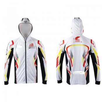 New 2018 Fishing Clothing Gray Breathable Sunscreen Shirt Men Quick Drying Upf 50+ Long Sleeve Hooded Sport Fishing Shirts