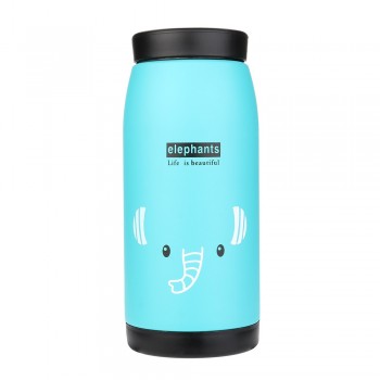 Portable Tour Water Bottle For Sports Camping Mini Vacuum Mug Cute Animal Kid Thermos Stainless Steel Hot Water Bottle