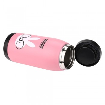 Portable Tour Water Bottle For Sports Camping Mini Vacuum Mug Cute Animal Kid Thermos Stainless Steel Hot Water Bottle