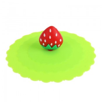 Cute Anti-dust Silicone Glass Cup Cover Coffee Seal Lid Cap Cartoon Panda Elephant Water Drinking Tools Suppliers Drop Shipping