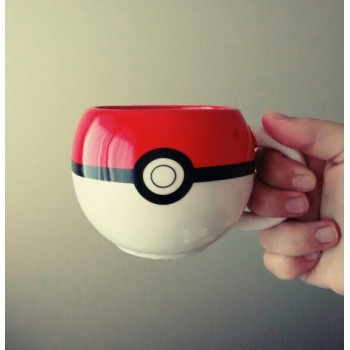 Pokemon Go Poke Ball Pikachu Coffee Mug Cartoon Anime Game  Mugs Handgrip Ceramic for Children Christmas Gift