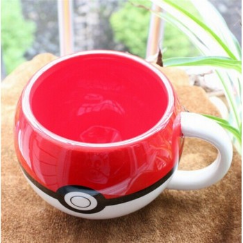 Pokemon Go Poke Ball Pikachu Coffee Mug Cartoon Anime Game  Mugs Handgrip Ceramic for Children Christmas Gift