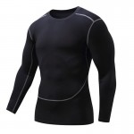 Men Gyms Clothing Fitness compression male tops Bodybuilding Long Sleeved Tshirt rashguard Quick-drying t-shirts UVprotector